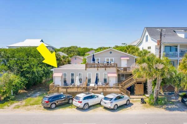 Salty Shack Unit C - Salty Shack - Dog Friendly Home - Across From The Beach - Central Location! Folly Beach Eksteriør bilde